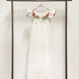 Get trendy with [Tailor Made Size] Lily Frost fall empire dress gown -  available at Peiliee Shop. Grab yours for $159 today!