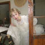 Get trendy with [August Unicorn] Angel Shell Princess transparent outer dress - Dresses available at Peiliee Shop. Grab yours for $105 today!