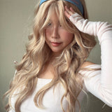 Custom Name Sugar Denim Babydoll Hairband Handmade Gift