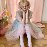 [August Unicron] Spring Waltz Handmade Tulle Dress