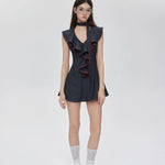 Get trendy with [Oth 24AW] Campus Chic My First Suit Mini Dress - Dress available at Peiliee Shop. Grab yours for $49.90 today!