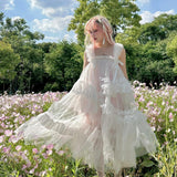 Get trendy with [August Unicorn] Angelic Mist Handmade Outer Princess Dress - Dresses available at Peiliee Shop. Grab yours for $116 today!