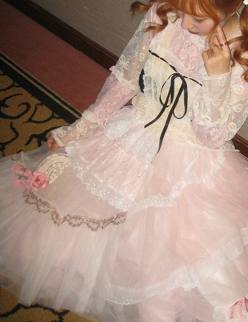 August Unicorn Antique Fairy Lace Tulle Skirt