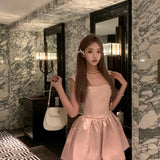 Fa Sogno Ballet Heart Low Back Mini Dress