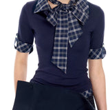 34ounce Starry Blue Rose 2 in 1 Polo Shirt