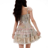 Rose Island Vintage Diary Storybook Patchwork Dress JSK