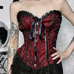 Get trendy with The Classic Gothic Corset Top -  available at Peiliee Shop. Grab yours for $23 today!