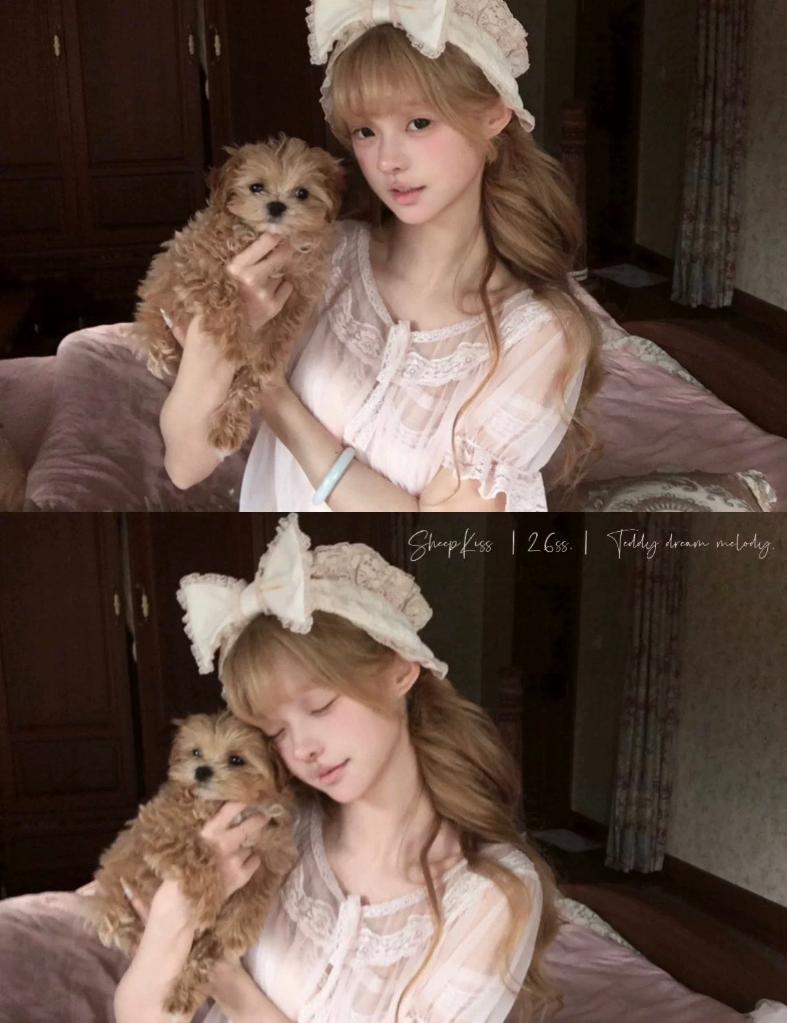 Sheepkiss · Teddy Dream Melody EyeMask and Hairband