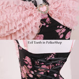 Evil Tooth Rosé Hime Gal Mini Dress
