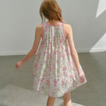 Get trendy with [UNOSA] Rosy Whisper Floral Mini Dress -  available at Peiliee Shop. Grab yours for $69.90 today!