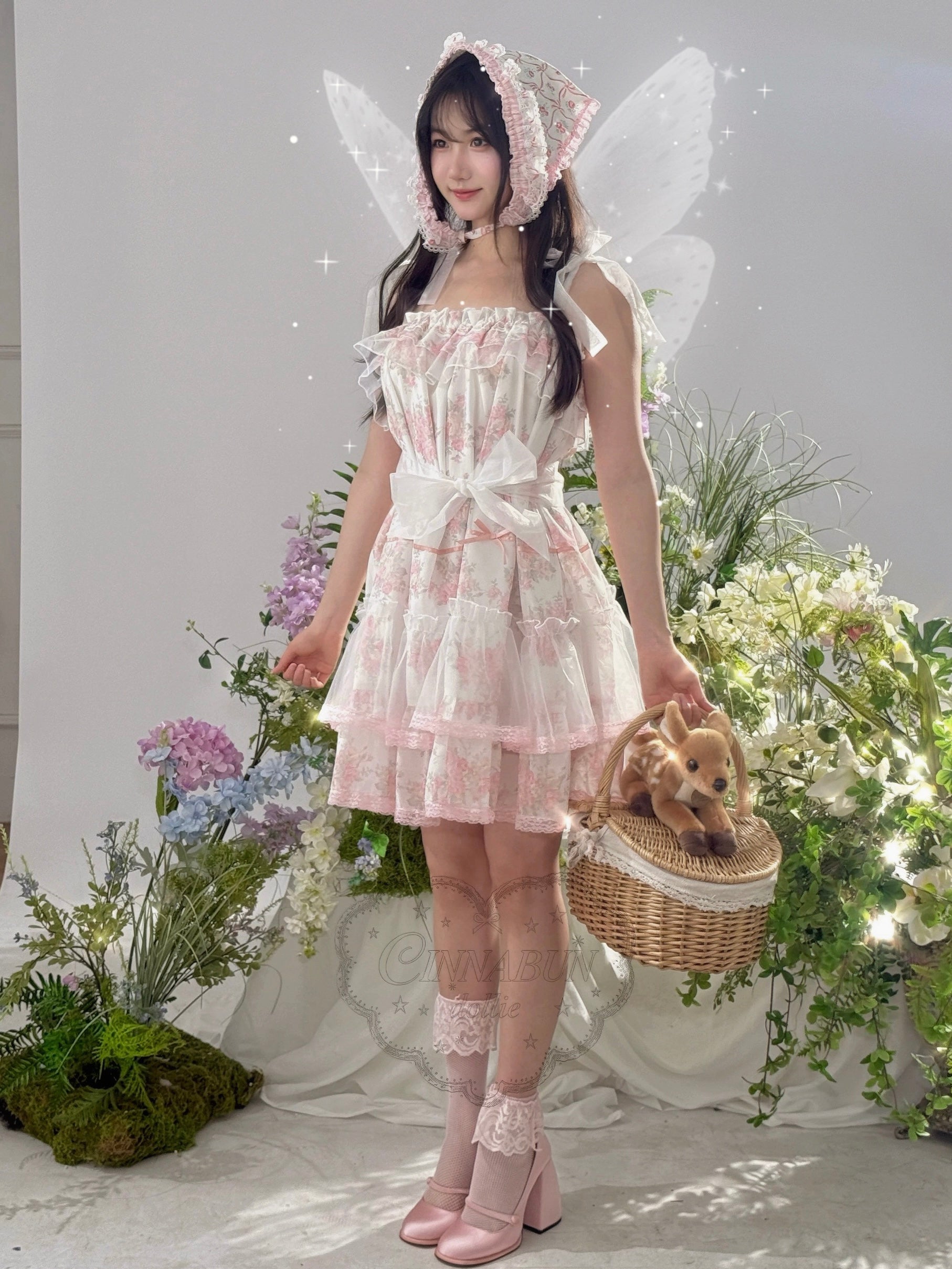 Cinnabun Crystal Garden My Dancing Fairy Floral Dress Cinnabun Crystal Garden My Dancing Fairy Floral Dress