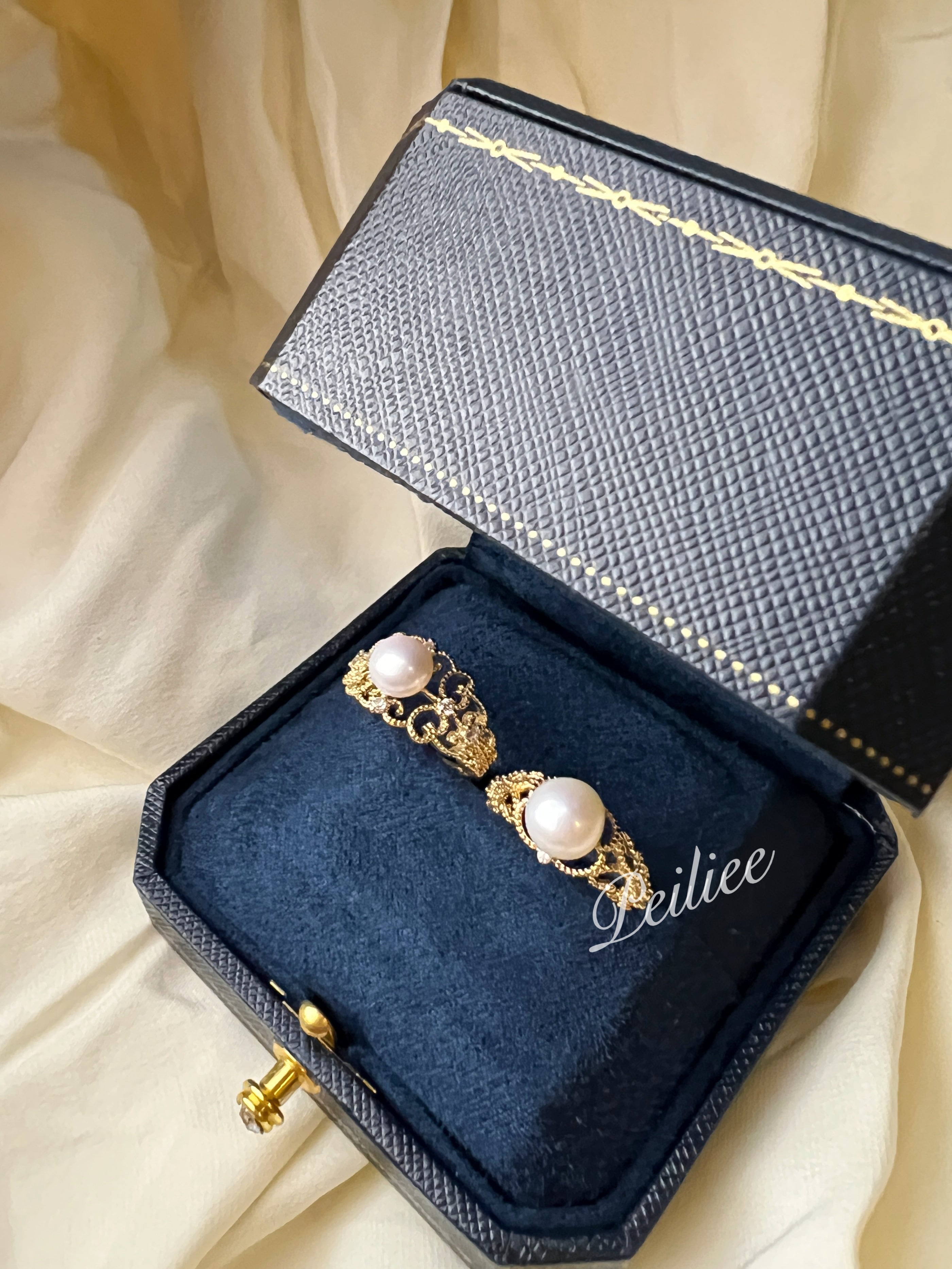 Get trendy with Being a princess is what i do the best 7-8mm, 8.5-9mm Freshwater Pearl Ring -  available at Peiliee Shop. Grab yours for $19.90 today!