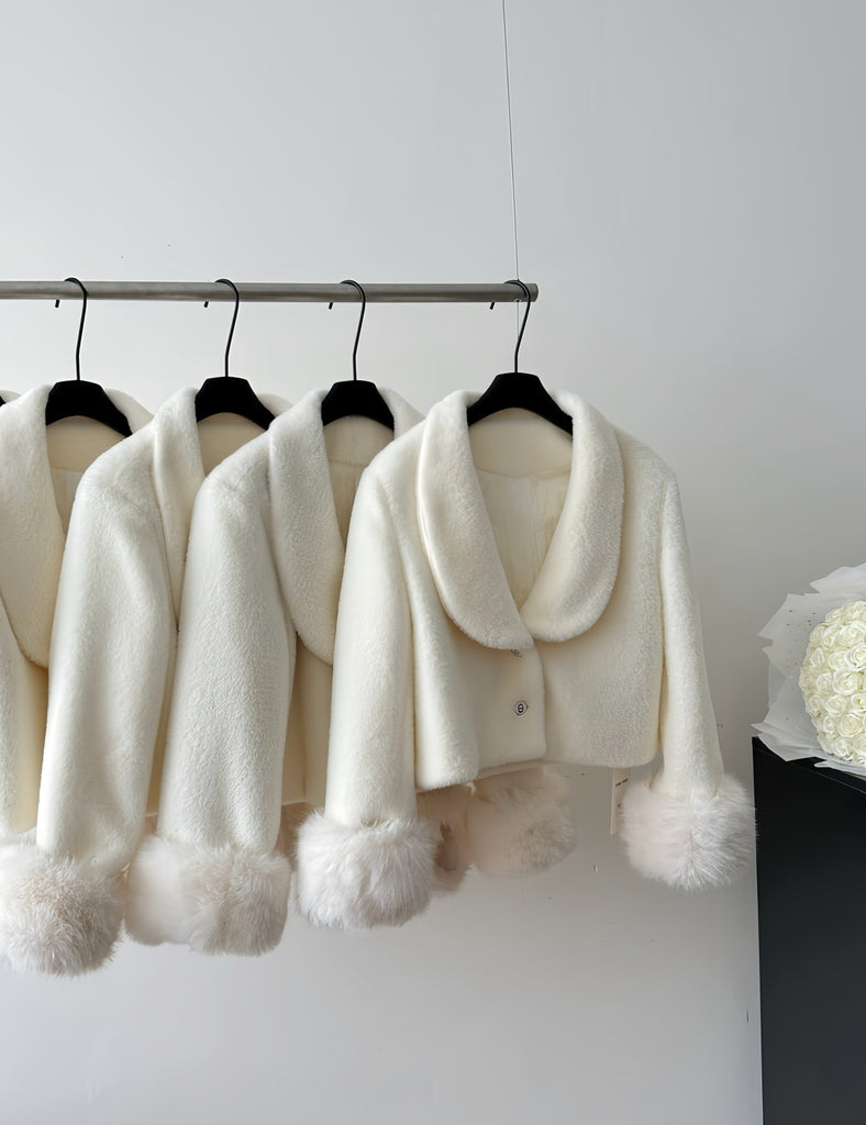 Snow Angel Faux Fur Coat - Premium  from Basic - Just $42! Shop now at Peiliee Shop