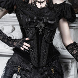 Blood Supply The Box Of Love God Velvet Corset