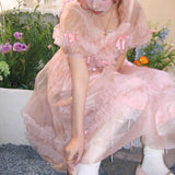 [August Unicorn] The Spring Fairy Silk Blend Dress