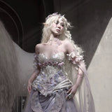 Blood Supply Moonlight Spirit Floral Elf Corset