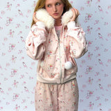 MineBeThyVers Kitty’s Nap Set 100% cotton with faux fur