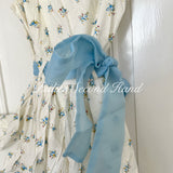 Get trendy with [Sweden Second Hand] French Doll House Floral Mini Dress -  available at Peiliee Shop. Grab yours for $40 today!