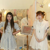 August Unicorn Wonderland Maid Stripe Dress