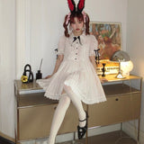 August Unicorn Wonderland Maid Stripe Dress
