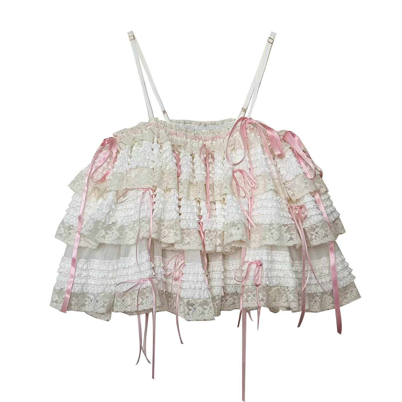August Unicorn Rococo Lace 2 ways of wearing Cami top or mini skirt