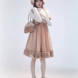 Get trendy with [Rose Island] Fairy Spirit Little Deer in flower field faux fur earmuffs ear warmer -  available at Peiliee Shop. Grab yours for $16.80 today!