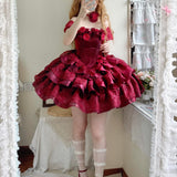 Leonie Girl Rose Waltz Princess Dress