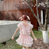 Get trendy with [August Unicorn] The blooming dream crop top and skirt set - Dresses available at Peiliee Shop. Grab yours for $68 today!