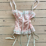 Get trendy with [Sweden] Lavender Dreams Handmade Satin Corset -  available at Peiliee Shop. Grab yours for $59.90 today!