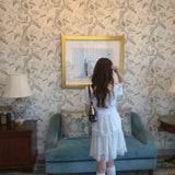Rose Candy Summer Rose Cottage Middot Lace Mini Skirt