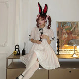 August Unicorn Wonderland Maid Stripe Dress