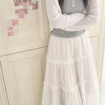 Get trendy with Angel voice midi skirt -  available at Peiliee Shop. Grab yours for $24.80 today!