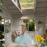 August Unicorn Cloud Ruffle Fairy Dress