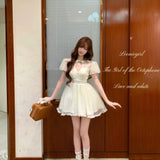 Leonie Girl Leonie Girl Lace Dream Peter Pan Collar Mini Dress