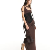 34ounce Desert Rose Starchy Fitted Bodycon Midi Dress