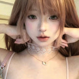 SheepKiss The First Rose Handmade Lace Choker Necklace