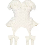 Blood Supply Winter Gala Knit Padded Corset Top