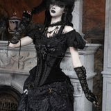 Blood Supply The Box Of Love God Velvet Corset