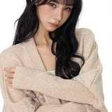 Reabobo Fair Isle Wool Blend Knit Cardigan