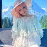 Rose Island Rose Mist Floral Mini Cape