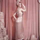 Blood Supply Pink Baroque Slip Dress