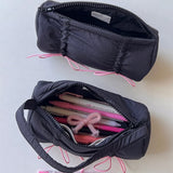 Get trendy with Ballet Core Summer dopamine-colored soft tote bag and pencil case - Bag available at Peiliee Shop. Grab yours for $15.50 today!