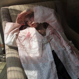 August Unicorn Pink Lace Oversized Sailor Girl Outer