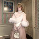 SheepKiss Swan Lake Maxi Tulle Silk Skirt