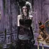 Blood Supply The Last Gift Of The Dead Mary Velvet Mermaid Gown Slip Dress