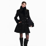 34Ounce Heiress Charm Wool Coat with Faux Fur Scarf
