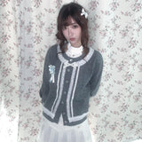 Pacific Position Grey Shirley Knit Cardigan Short & Long Version