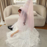 August Unicorn Moon Veil Silk Cotton Dress