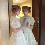 August Unicorn Silk Babydoll Mini Dress