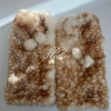 Cottage Deer Faux Fur leg warmer